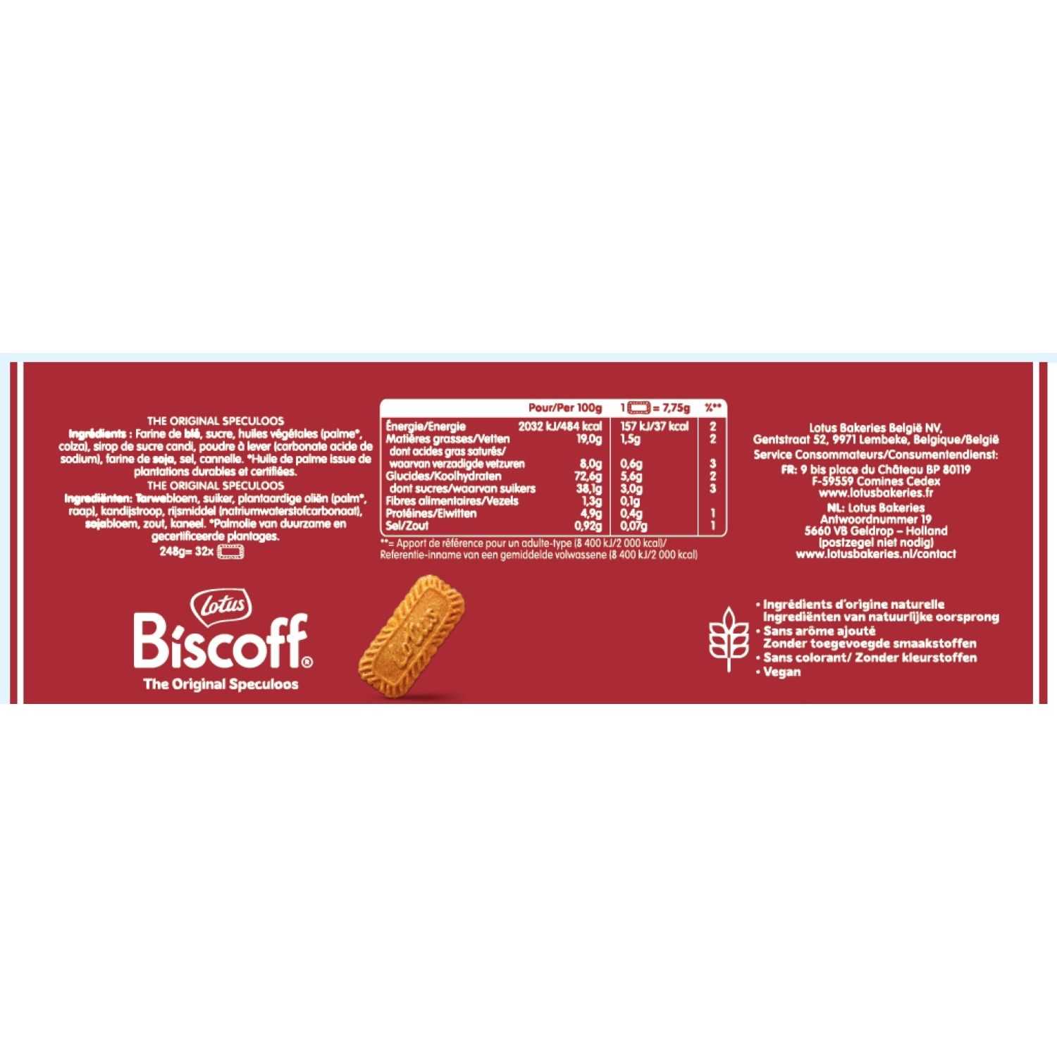 Biscuits Spéculoos Original LOTUS BISCOFF